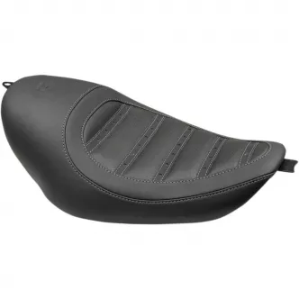 Mustang Fred Kodlin Signature Series Leather Vinyl Solo Special Smooth Front in Black For Harley Davidson 2004-2020 XL Sportster Models (Excl. 07-09) (76303)