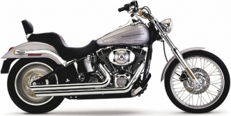 Cobra Speedster Slashdown Exhaust System in Chrome For Harley Davidson 2007-2011 Softail Models (6851)