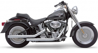 Cobra Dragsters Exhaust System In Chrome For Harley Davidson 1986-2006 Softail Motorcycles (6810T)