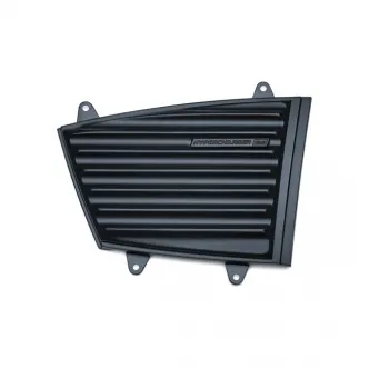 Kuryakyn Classic Faceplate For Hypercharger ES In Satin Black Finish For All Hypercharger ES Air Cleaners (9363)