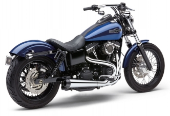 Cobra El Diablo 2 Into 1 Exhaust System In Chrome For Harley Davidson 2006-2011 Dyna Motorcycles (6476)