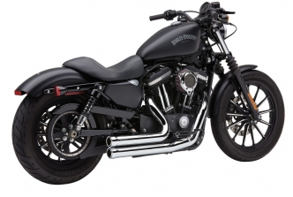 Cobra Speedster Short 909 2 Into 2 Exhaust System In Chrome For Harley Davidson 2014-2020 Sportster Motorcycles (6705)