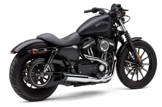 Cobra El Diablo 2 Into 1 Exhaust System In Chrome With Billet Tips For Harley Davidson 2014-2022 Sportster Motorcycles (6493)