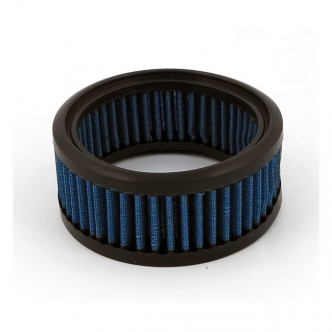 Doss Blue Lightning Air Filter Element With 4 Layers Of Ribbed Pre-Oiled Cotton Filtering Media, Maximum Air Flow For S&S Super E/G Models (ARM260065)