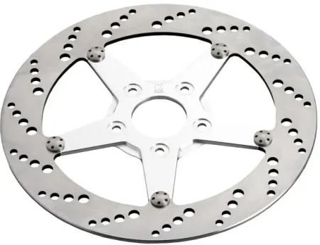 Kustom Tech 11.5 Inch Rear Left Rotor for 2000 Up Harley-Davidson, Custom and Chopper Motorcycle (16-123)