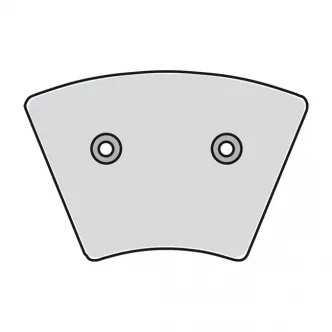 Doss Front Disc Brake Pads With Rivets For 1974-1977 XL, FX Models (ARM552915)