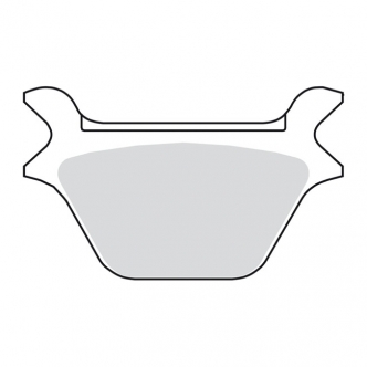 EBC Brakes Rear V-Pad Set Semi-Sintered For Late 1987-1999 B.T., TC, XL (Excluding FLT) Models (ARM346519)