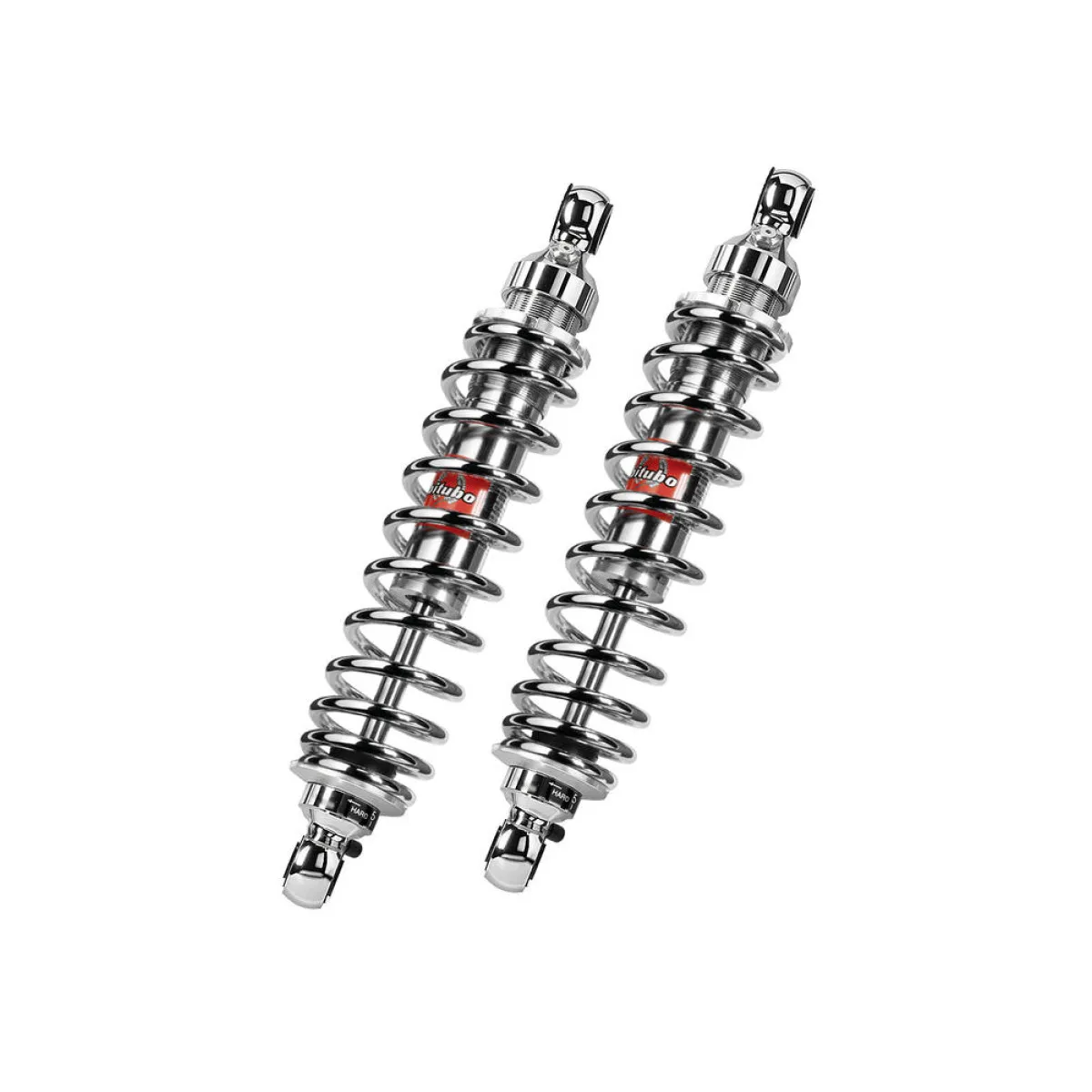 Bitubo WME Shocks 13.5 Inch Length in Chrome Finish For HD