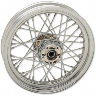 Drag Specialties Replacement Laced Front Wheel 16 x 3 Inch For 2008-2017 FLT/FLHT/FLHR/FLTR/FLHX (Without ABS) Models (64416A)