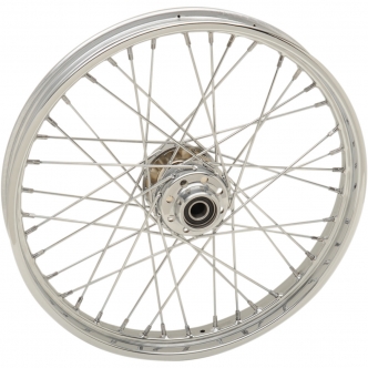 Drag Specialties Replacement Laced Front Wheel 21 x 2.15 Inch For 2007-2017 Softail (Without ABS) Models (64417)