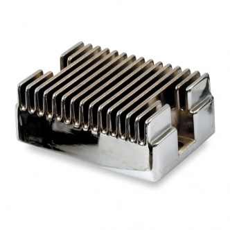 Transpo Solid-State Regulator Alternator Model 4 Pin Female in Chrome Finsih For 1970-1975 FL, FX Models (ARM309509)