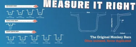 Paul Yaffe Bagger Nation 1.25 Inch Bagger Monkey Bars 8 Inch in Black Finish For 1986-2020 Touring Models (H00909)