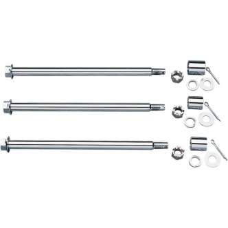 Drag Specialties Rear Axle 12.625 Inch in Chrome Finish For 1999 FLHT Models (16-0303-BC520)