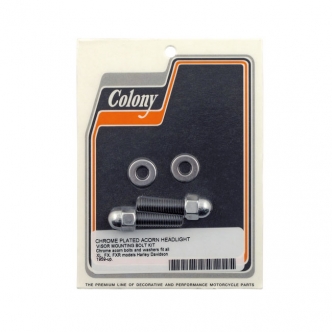 Colony Headlight Visor Mounting Bolt Kit Acorn Style For 1971-1992 FX, FXR, 1960-1992 XL Models (ARM240929)