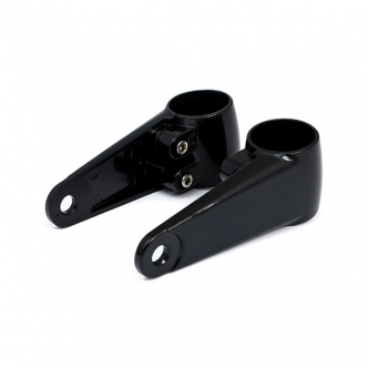 Doss Clampah, Side-Mount Headlamp Bracket Assembly Including Inserts To Fit 35mm, 39mm, 41mm Diameter Fork Tubes in Black Finish For Universal Fitment (ARM677805)