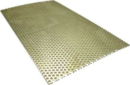 LA Choppers Baffle Perforated Sheet 6 Inch x 10 Inch in Universal Fitment (LA-1201-00)
