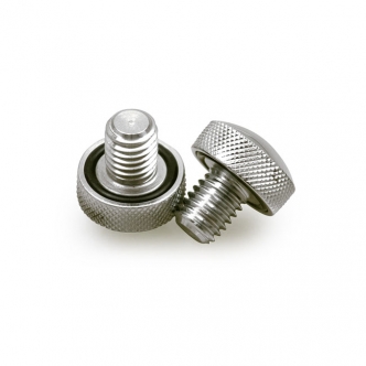 Doss Knurled Solo Seat Screw Kit 1/2-13 x 1/2 For 1987-1999 Softail Models (ARM818809)