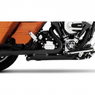 Rinehart Racing Slimline Duals Header Kit In Black For Harley Davidson 2017-2023 Touring Motorcycles (100-0453)