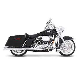 Rinehart Racing 4.5 Inch MotoPro 45 Slip-Ons In Chrome With Chrome End Caps For Harley Davidson 2017-2022 Touring Motorcycles (500-0110C)