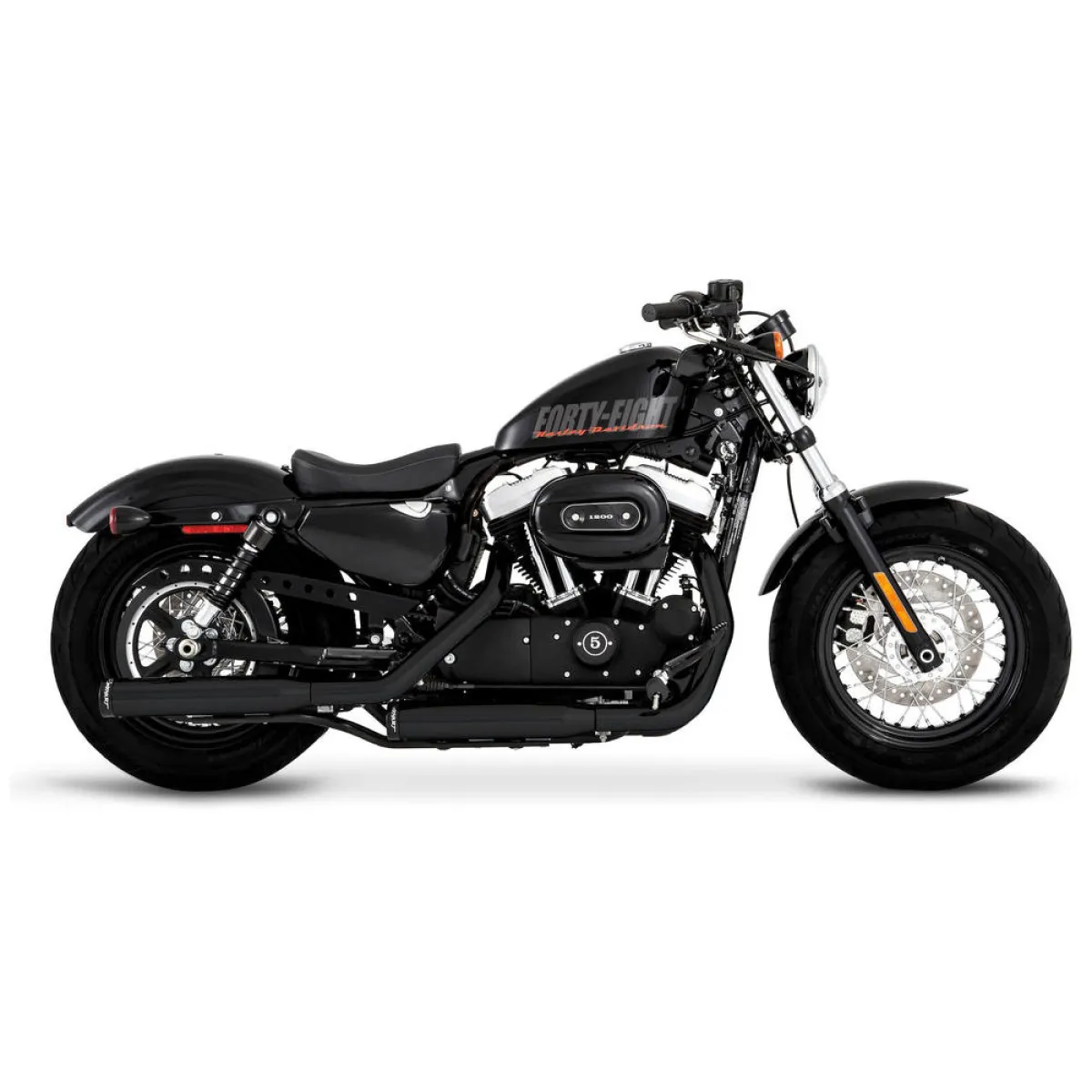 Rinehart Racing 3 Inch Slip-Ons In Black With Black Straight