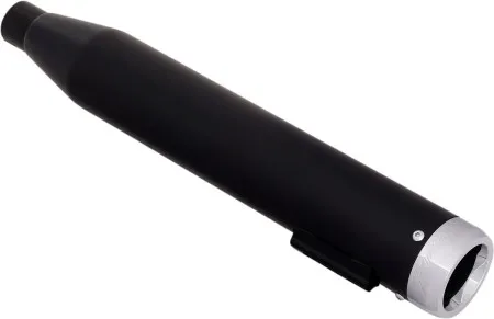 Rinehart Racing 3.5 Inch Slip-Ons In Black With Chrome End Caps For 2015-2024 Indian Scout Motorcycles (500-0505C)