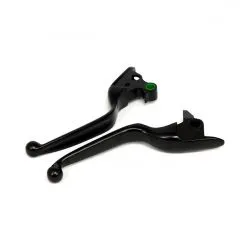 Doss Standard Blade Brake & Clutch Levers In Chrome For Cable - 15-17 Softail (excl. FLSS, FLSTFBS) (20-313BK)