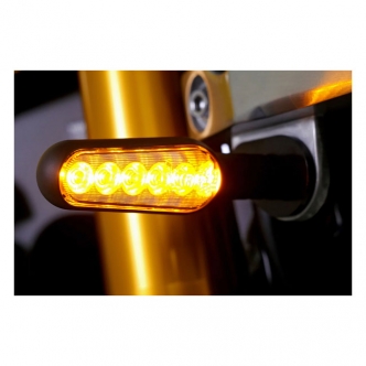 Doss D-Light LED Sequential Turn Signals in Black Finish (ARM523955)