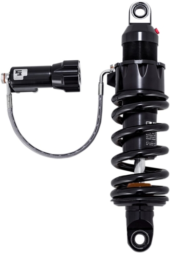Progressive Suspension 465 Series 12.6 Inch Heavy Duty Single Shock With RAP in Black Anodized Finish For 2018-2021 Softail Models (465-5049B)
