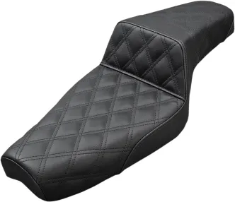Saddlemen Seat Step Up LS Front Lattice in Black For 2004-2020 Harley Davidson Sportster (4.5G Tank) Models (807-03-175)