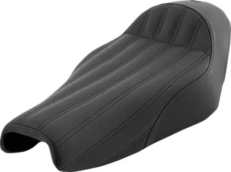Saddlemen Solo Seat Knuckle Front Saddlehyde/ Saddlegel in Black For 2004-2020 Harley Davidson Sportster (3.3G Tank) Models (807-11-0023)