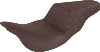 Saddlemen Step-Up LS Seat Rear Only in Brown For 2008-2023 Harley Davidson FLHR, FLHT, FLHX & FLTR Touring Models (808-07B-173BR)