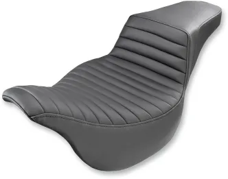 Saddlemen Step-Up TR Seat in Plain Black For 2008-2023 Harley Davidson FLHR, FLHT, FLHX & FLTR Touring Models (808-07B-171)