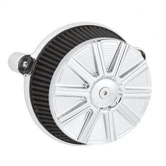 Arlen Ness 10-Gauge Stage 1 Big Sucker Air Cleaner Kit In Chrome For Harley Davidson 2017-2023 Touring & 2018-2023 Softail Models (18-316)