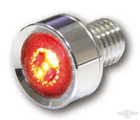 Highsider Mono LED Taillight Unit in Chrome Finish (900266)