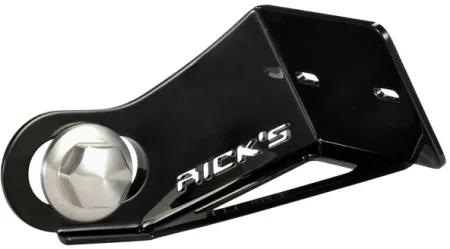 Ricks Motorcycles License Plate Kit, Light, Short in Black Gloss Finish 200x180mm For 2018-2020 Softail Models (55-1182030-0)