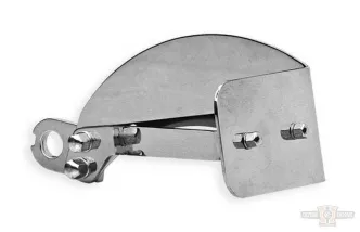 Thunderbike Side Mount License Plate, Long, Stainless Steel in Polished Finish For 2000-2007 Softail Models (28-70-031)