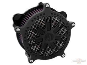 Roland Sands Design Air Cleaner Venturi Slam in Black Ops Finish For 1993-2015 Softail, 1993-2017 Dyna (Except 2017 FXDLS), 1993-2007 Touring Models (0206-2045-SMB)