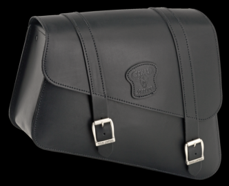 Texas Leather Large Frame Bag in Black Finish For 2004-2020 Sportster Models (757037)