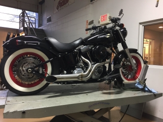 SuperTrapp Bootlegger 2 Into 1 Exhaust System In Stainless Steel For Harley Davidson 2007-2017 Softail Motorcycles (135-71600)