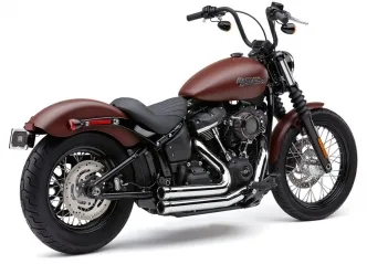 Cobra Speedster 909 2-2 Exhaust System In Chrome For Harley Davidson 2018-2024 Softail Motorcycles (6712)