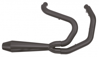 Two Brothers Racing 2-Into-1 Full Exhaust System Generation II Muffler in Ceramic Black Coated Finish For 2014-2022 Sportster Models (005-4700199-B)