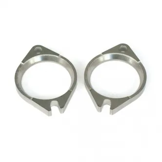 Doss Flange Kit, Intake Manifold Flanges Fits Front & Rear in Chrome Finish For 2006-2017 Big Twin (ARM607215)