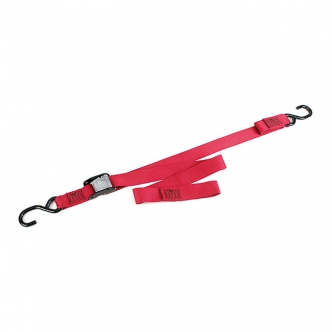 Ancra Standard Big Bike Cam Buckle Straps (Without Integrated Soft-Hooks) In Red (ARM005235)