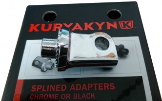 Kuryakyn Fitted Front Splined Peg Adapters (Pair) (8884)
