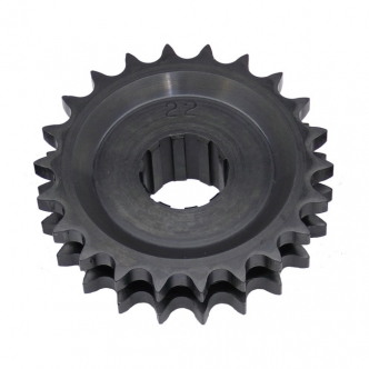 Evolution Industries 22 Tooth Power Drive Solid Steel Motor Sprocket For 1984-2006 Big Twin Motorcycles (Excludes 2006 Dyna) (ARM440255)