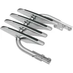 Drag Specialties Streamliner Luggage Rack For 99-08 FLHT/FLHR/FLTR, 06-08 FLHX, w/o Tour-Pak (Must Relocate License Plate) In Chrome (1510-0132)