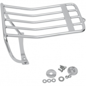 Drag Specialties Bobtail Fender Luggage Rack For 06-10 FXST (Except FXSTD) In Chrome (1510-0092)