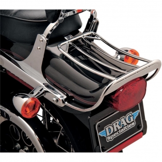 Drag Specialties Bobtail Fender Luggage Rack For 02-05 FXDWG In Chrome (1916-0058)