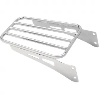 Cobra Tube-Style Luggage Rack For Cobra Sissy Bars In Chrome (02-3500)
