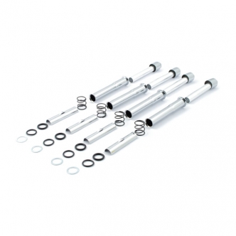 Doss Complete Pushrod Cover Kit For 57-85 XL In Chrome (ARM107609)